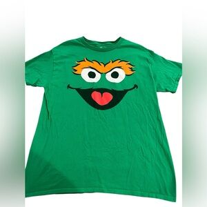 Sesame Street Green Tee Oscar the Grouch